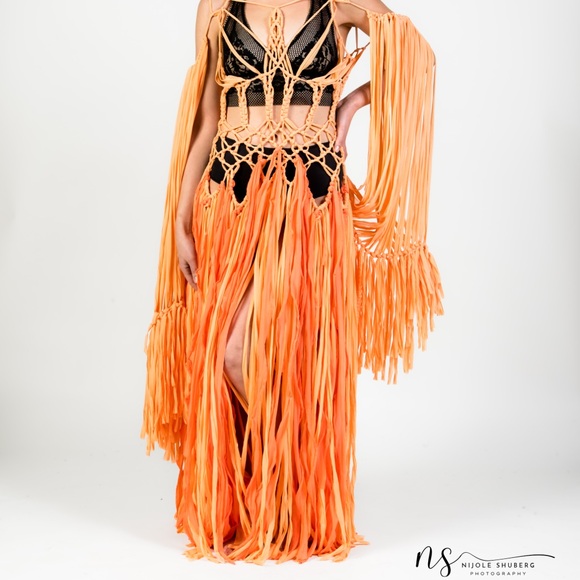 Handmade Macrame Dress - Picture 7 of 9